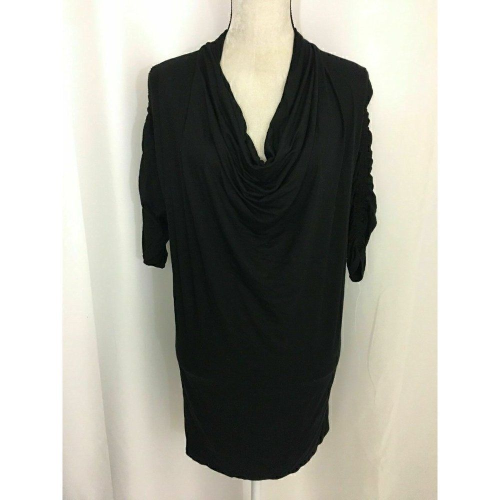 Only Hearts Long Sleeve Cowl Neck mini dress